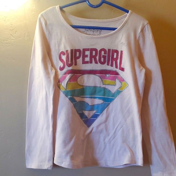 jumping beans Other - Jumping Beans Supergirl Size 6 Pink Long Sleeve Tee
